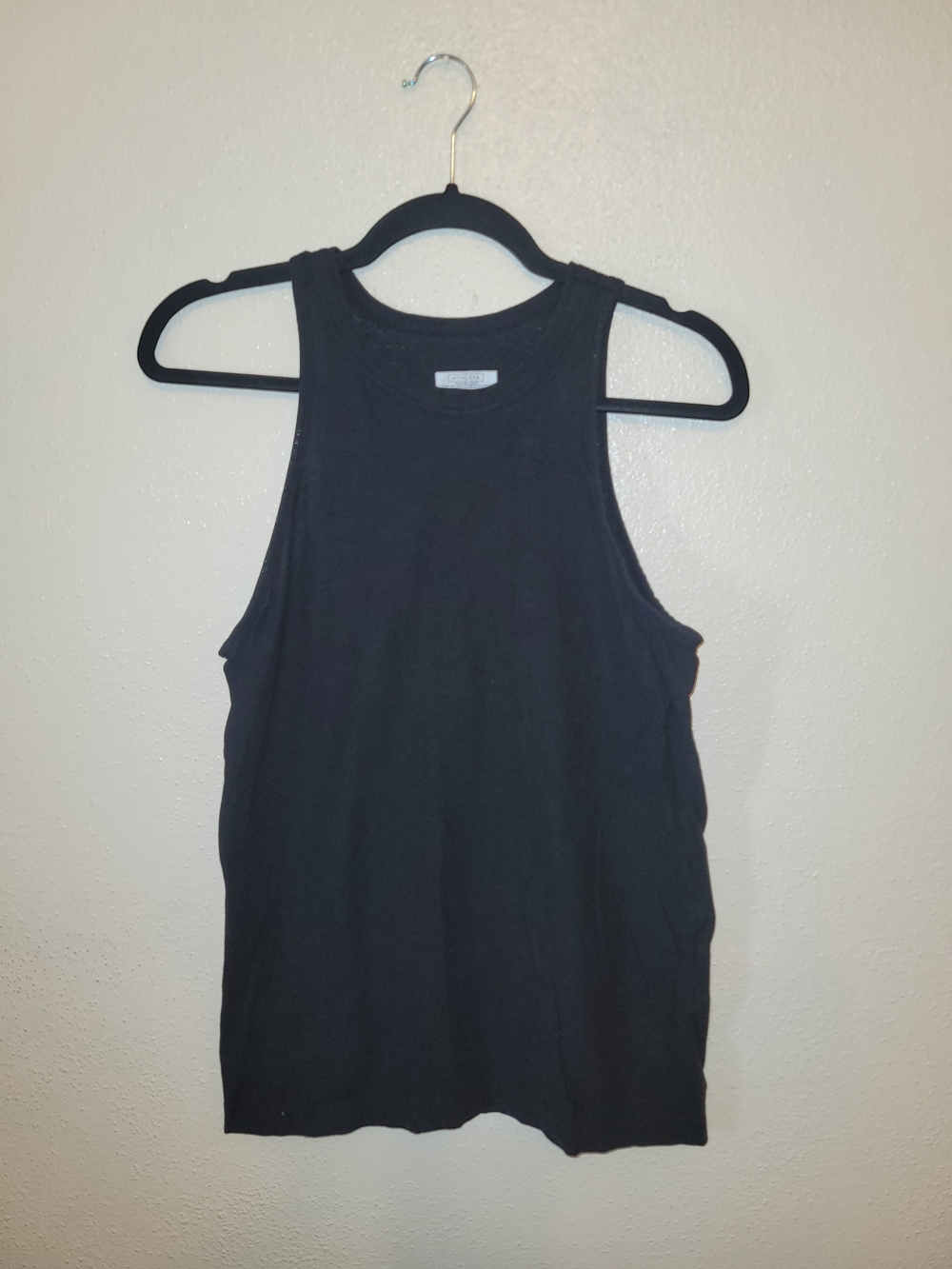Athleta Black With Ease High Tank Highneck - Size Small